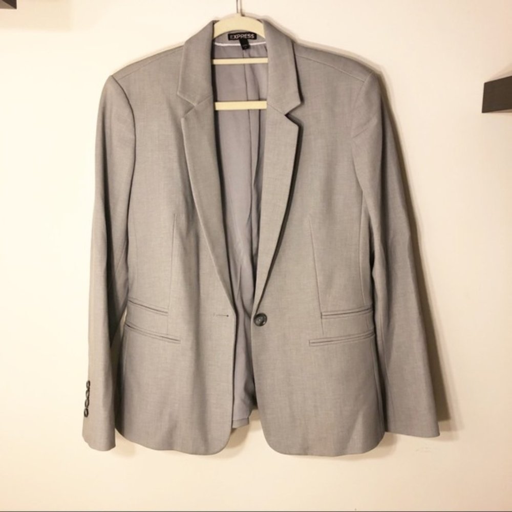 Express one Button Blazer Size 14 Jacket - Picture 2 of 7
